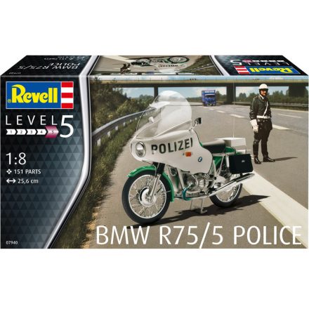 Revell BMW R75/5 Police makett