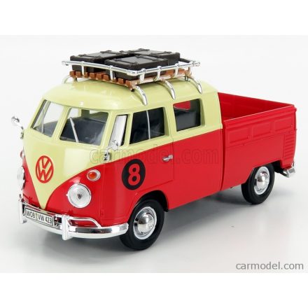 Motormax VOLKSWAGEN T1 TYPE 2 PICK-UP HOT-ROAD N 8 BALL 1962