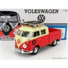 Motormax VOLKSWAGEN T1 TYPE 2 PICK-UP HOT-ROAD N 8 BALL 1962