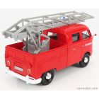 Motormax VOLKSWAGEN T1 TYPE 2 DOUBLE CABINE PICK-UP FEUERWEHR SCALA 1961