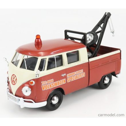 Motormax VOLKSWAGEN T1 TYPE 2 DOUBLE CABINE PICK-UP 1961 - CARRO ATTREZZI - WRECKER ROAD SERVICE