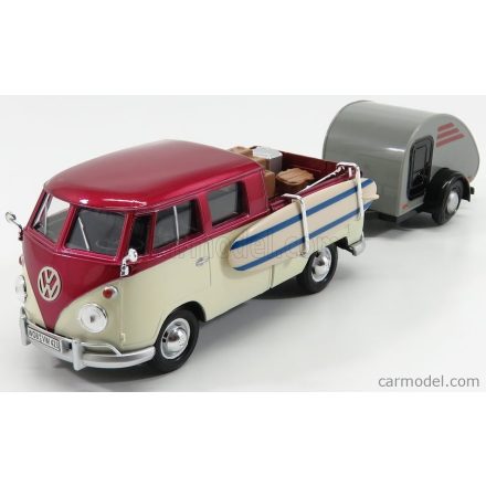 Motormax VOLKSWAGEN T1 TYPE 2 DOUBLE CABINE WITH TRAILER 1962
