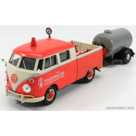   Motormax VOLKSWAGEN  T2 DOUBLE CABINE ROAD SERVICE WITH TANKER TRAILER 1962