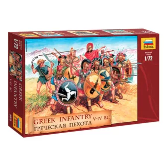 Zvezda Greek Infantry V-IV B.C. - 45 figures figurakészlet
