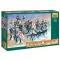 Zvezda Livonian Knights XIII A.D. - 9 mounted and 24 infantry figures figurakészlet