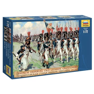   Zvezda French Emperors Old Guards 1805-1815 - 41 figures figurakészlet