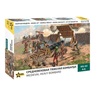 Zvezda Medieval Heavy Bombard tüzérségi makett
