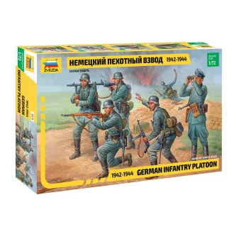 Zvezda GERMAN INFANTRY WWII - 35 figures figurakészlet