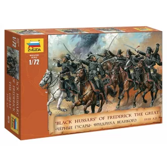   Zvezda Black Hussars of Frederick II - 19 figures figurakészlet