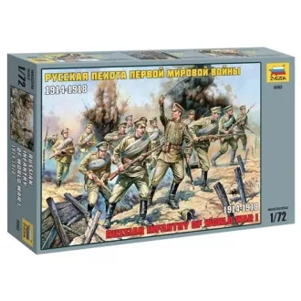 Zvezda Russian Infantry WWI (1914 - 1918) figurakészlet