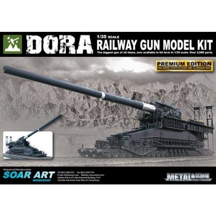 Dora Railway Gun 1:35 Limited Edition makett