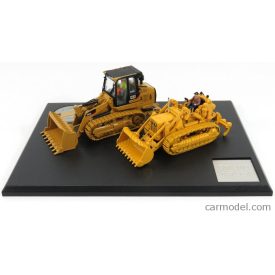   DM MODELS CATERPILLAR SET 2X CAT963K + CAT977D RUSPA CINGOLATA - TRACTOR TRAXCAVATOR TRACK LOADER