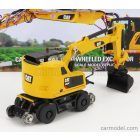 DM MODELS CATERPILLAR CATM323F ESCAVATORE GOMMATO SU ROTAIE FERROVIARIE - TRACTOR HYDRAULIC EXCAVATOR SCRAPER