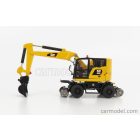 DM MODELS CATERPILLAR CATM323F ESCAVATORE GOMMATO SU ROTAIE FERROVIARIE - TRACTOR HYDRAULIC EXCAVATOR SCRAPER