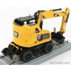 DM MODELS CATERPILLAR CATM323F ESCAVATORE GOMMATO SU ROTAIE FERROVIARIE - TRACTOR HYDRAULIC EXCAVATOR SCRAPER