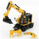 DM MODELS CATERPILLAR CATM323F ESCAVATORE GOMMATO SU ROTAIE FERROVIARIE - TRACTOR HYDRAULIC EXCAVATOR SCRAPER