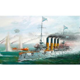 Zvezda Varyag Russian Imperial Fleet cruiser makett