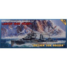 Zvezda Diether Von Roeder Destroyer Z-17 makett