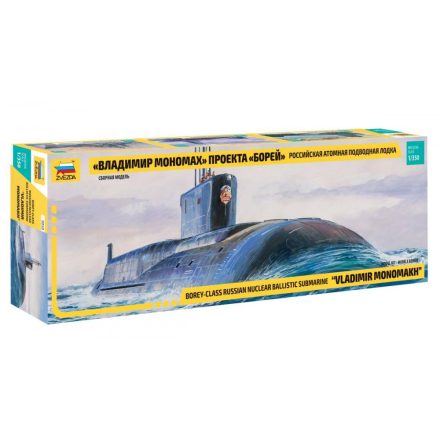 Zvezda Borey-Calss Russian Nuclear Submarine Vladimir Monomakh makett