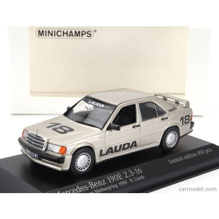 Minichamps MERCEDES 190E 2.3 16V (W201) N 18 2nd NURBURGING RACE OF CHAMPION 1984 NIKI LAUDA