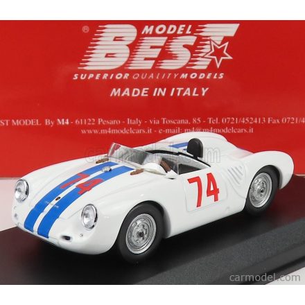 BEST MODEL PORSCHE 550 RS SPIDER N 74 NASSAU MEMORIAL TROPHY RACE 1958 D.SESSLAR
