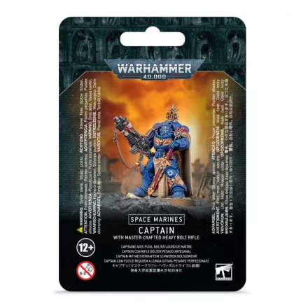 Games Workshop S/M CAPTAIN W/ MASTER-CRAFTED BOLT RIFLE