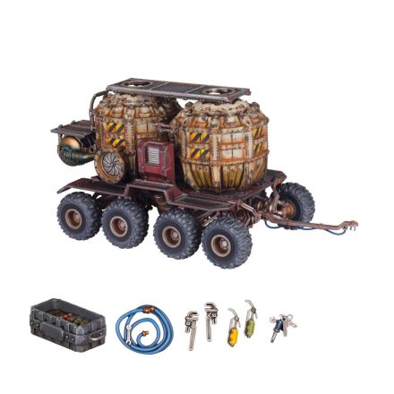 Games Workshop NEC. PROMETHIUM TANKS ON CARGO-8 TRAILER