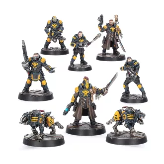   Games Workshop PALANITE ENFORCER CAPTAINS & SERGEANTS – Necromunda figura makett