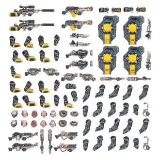   Games Workshop NECROMUNDA: ENFORCER WEAPONS & UPGRADES – fegyverzet-feljavító készlet