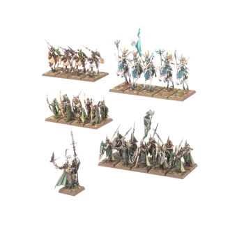   Games Workshop WOOD ELF REALMS: BATTLE MARCH ARMY – wargame seregkészlet