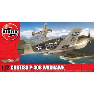 Airfix Curtiss P-40B Warhawk repülő makett