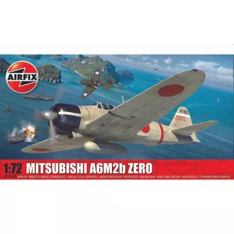 Airfix Mitsubishi A6M2b Zero repülő makett