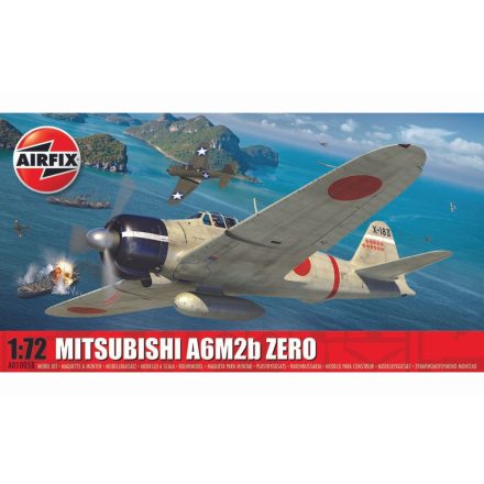 Airfix Mitsubishi A6M2b Zero makett