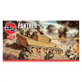 Airfix Panther Tank, Vintage Classics harcjármű makett