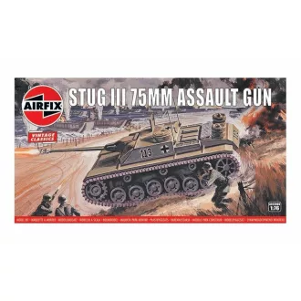   Airfix Stug III 75mm Assault Gun,Vintage Classics harcjármű makett