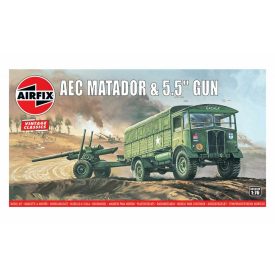 AirFix AEC Matador & 5.5inch Gun makett