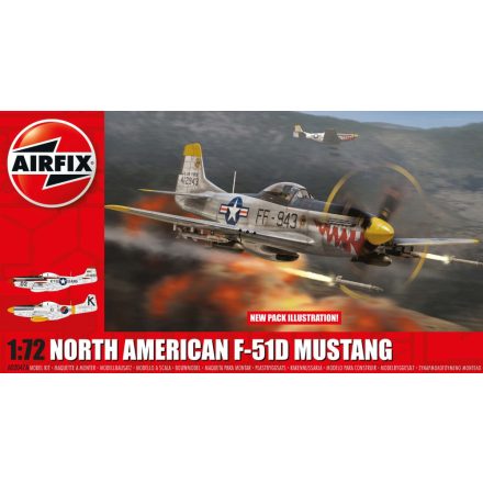 Airfix North American F-51D Mustang makett