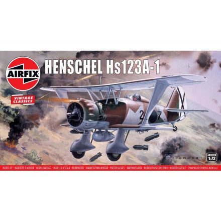 Airfix Henschel Hs123A-1 makett
