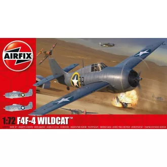 Airfix Grumman F4F-4 Wildcat repülő makett