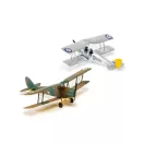 Airfix de Havilland Tiger Moth repülő makett