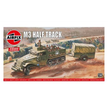 Airfix M3 Half-Track makett