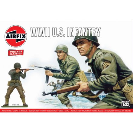 Airfix WWII U.S. Infantry makett