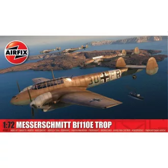 Airfix Messerschmitt Bf110E/E-2 TROP repülő makett