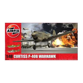 Airfix Curtiss P-40B Warhawk repülő makett