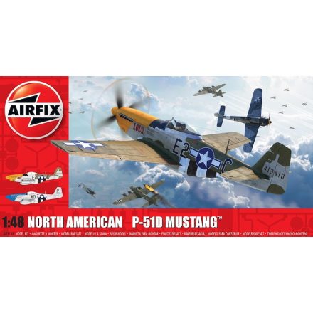 AirFix North-American P-51D Mustang (Filletless Tails) makett