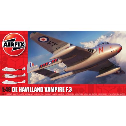 Airfix de Havilland Vampire T.3 makett