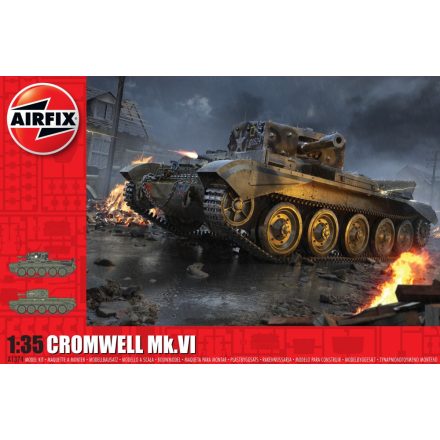 Airfix Cruiser Mk.VIII A27M Cromwell Mk.VI makett