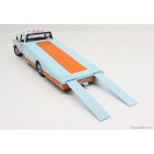 ACME-MODELS - FORD USA - F-350 TRUCK RAMP CAR TRANSPORTER GULF 1970