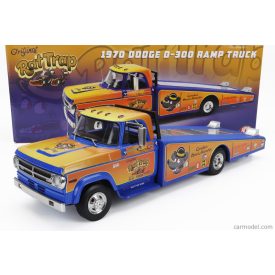 ACME DODGE D-300 TRUCK RAMP CAR TRANSPORTER RAT TRAP 1970