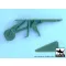 Black Dog Focke-Wulf FW 190 D-9 tail wheel for Hasegawa kits, 7 resin parts – repülőmakett-kiegészítő